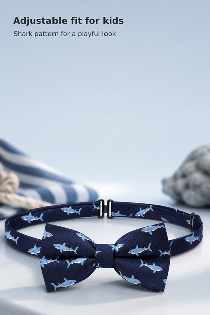 Boys’ Handmade Pre-Tied Patterned Bow Tie