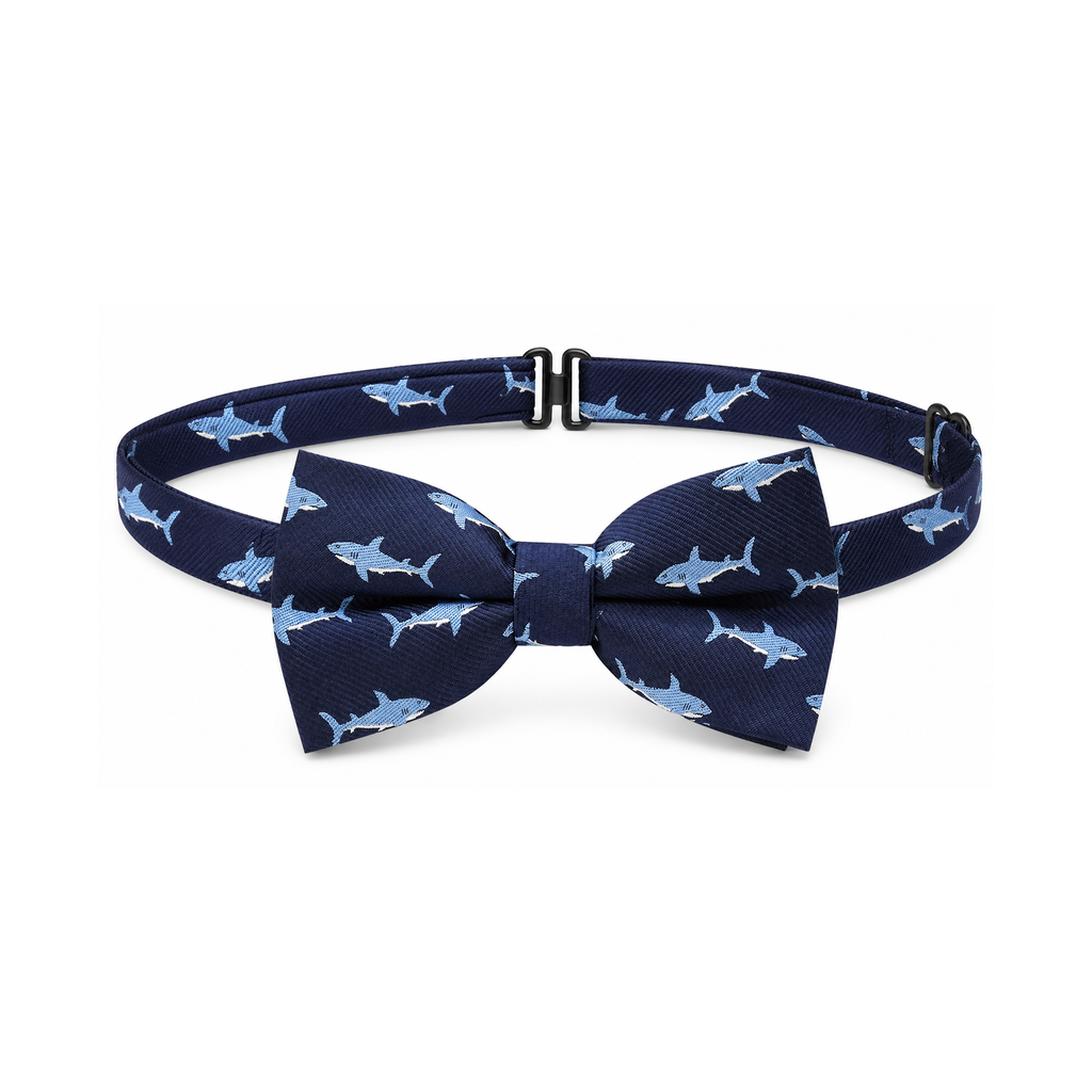 Boys’ Handmade Pre-Tied Patterned Bow Tie